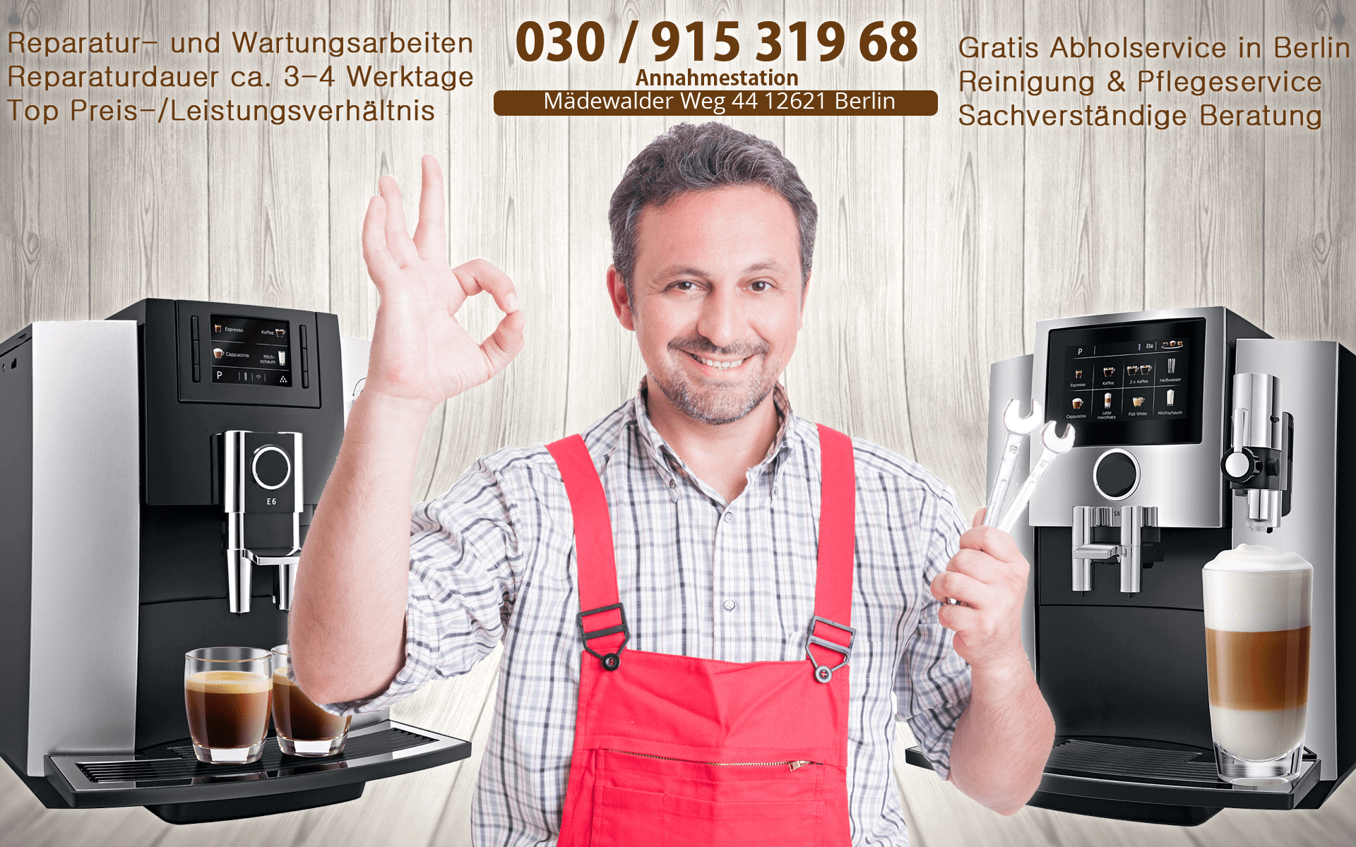 Jura Kaffeevollautomat Kundenservice Berlin DeLonghi Kaffeeautomate Service Berlin